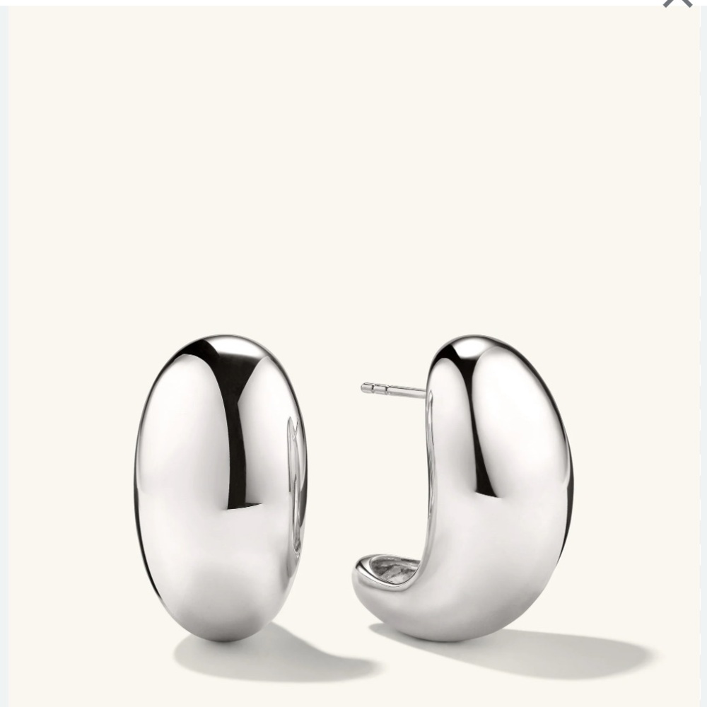 Mejuri Mega Dome earrings in sterling silver